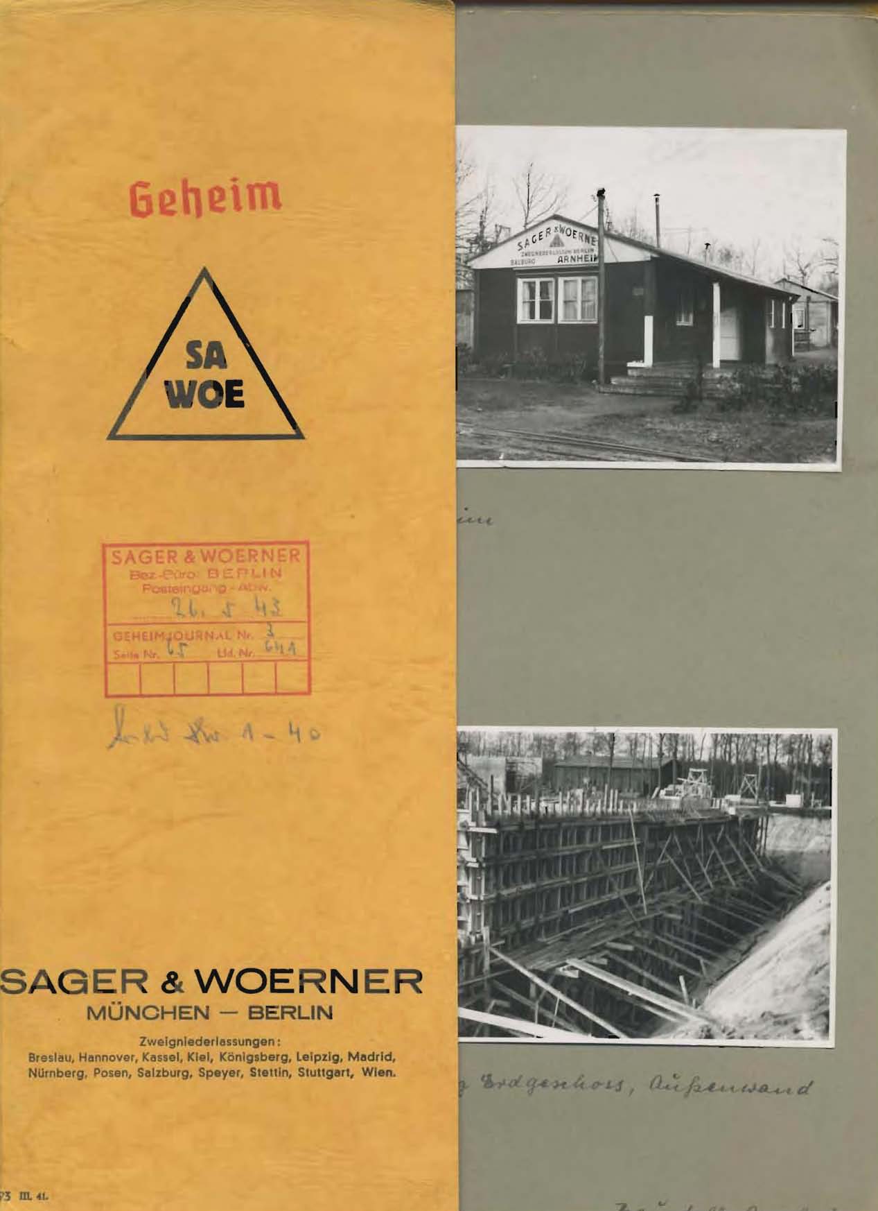 SAGER & WOERNER Baustelle Arnheim