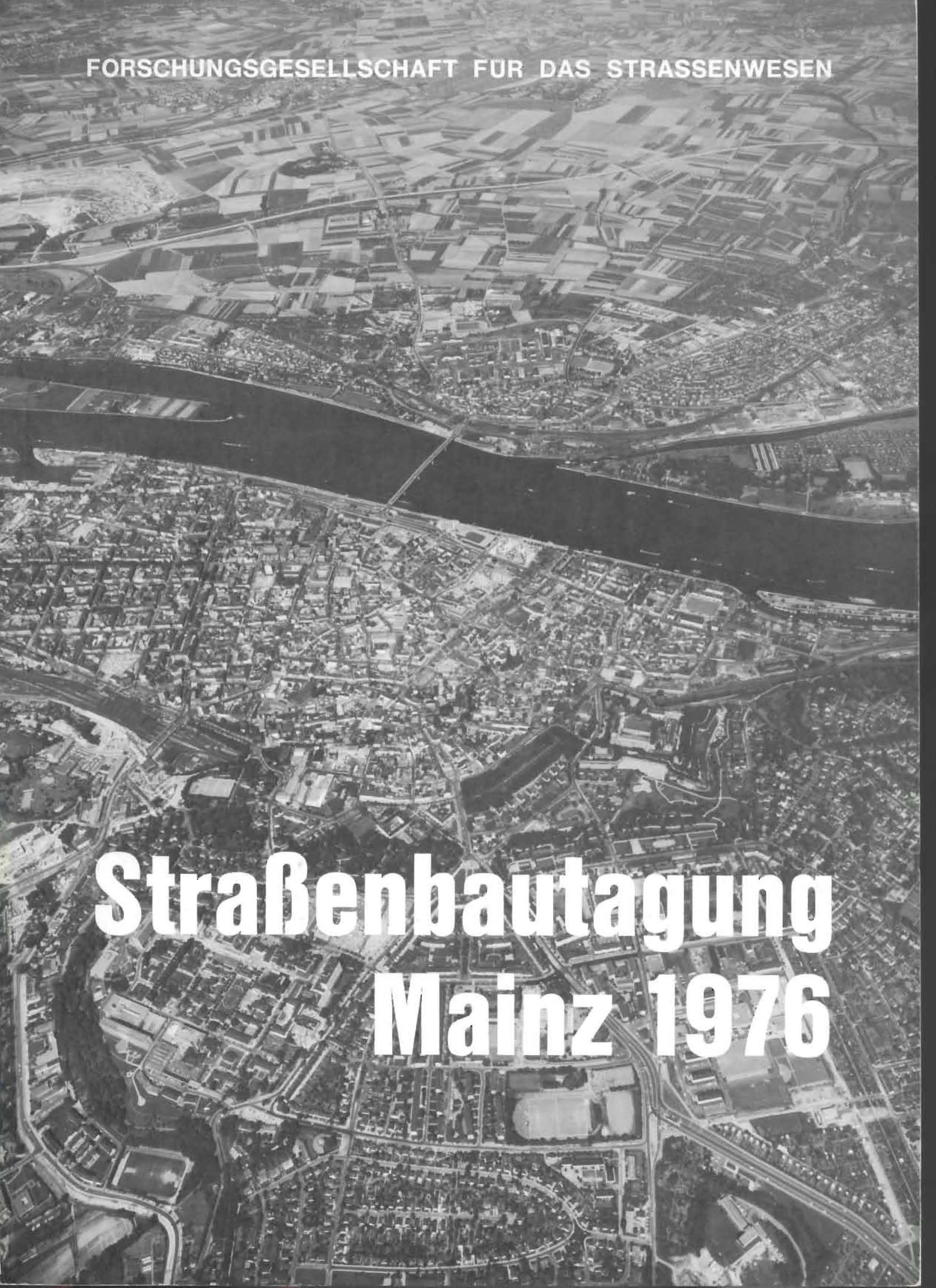 Straßenbautagung Mainz 1976