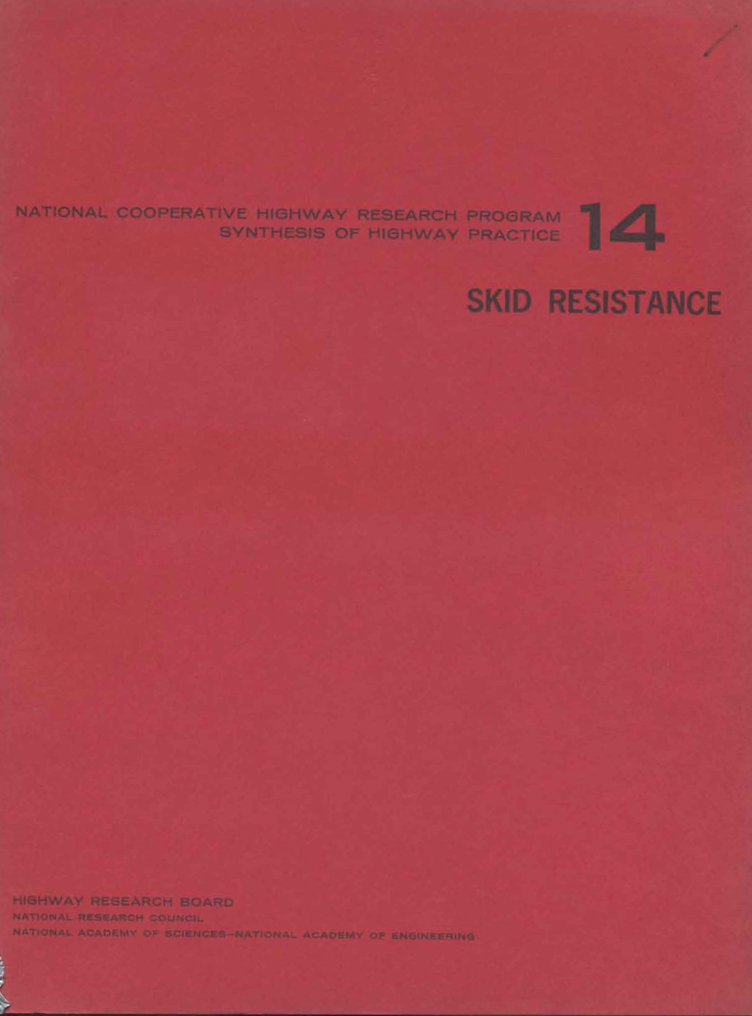 Skid Resistance