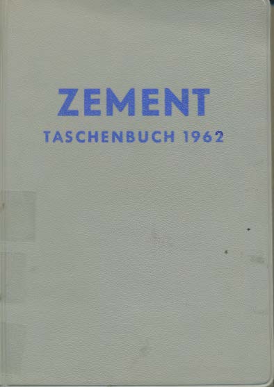 Zement Taschenbuch