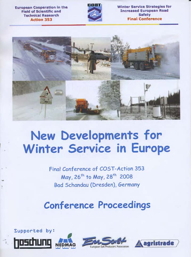 New Developments for Winter Service on European 